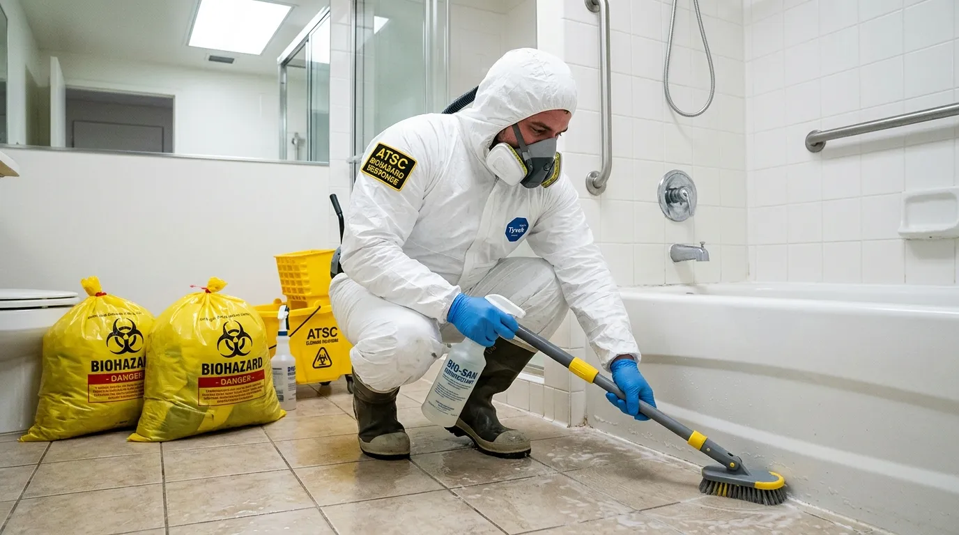 Decontamination equipment deployed for Blood Cleanup in Bartlett